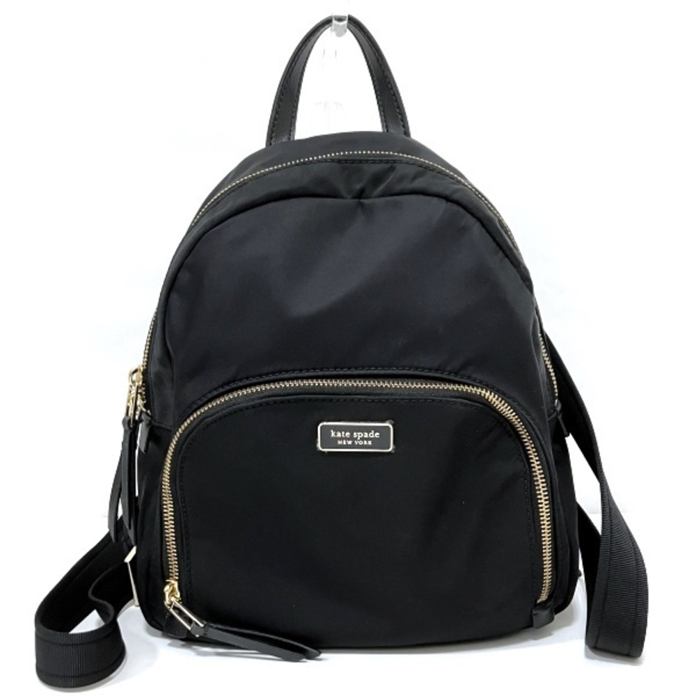 Kate Spade Kate Spade Nylon Black Backpack for Women Canvas Backpack - Picture 1 of 9